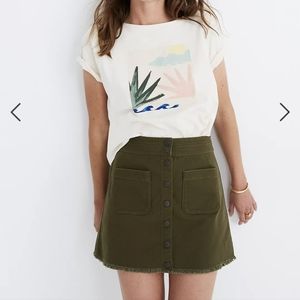 NWT Madewell mini skirt